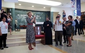 Z uczestnikami ŚDM z Polski spotkała się w Panama City Pierwsza Dama