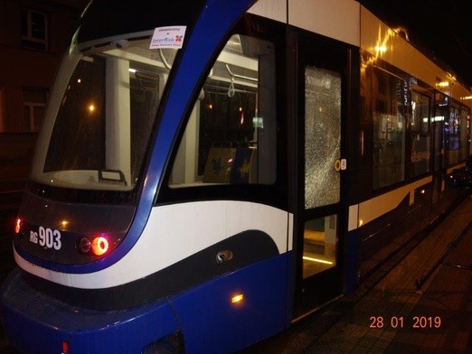 Zatrzymany trzeci podejrzany o ostrzelanie tramwaju