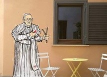 Nowy mural z papieżem Franciszkiem w Rzymie
