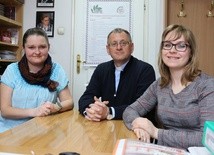 Do udziału w spotkaniach zapraszają (od lewej): Katarzyna Siwiorek, ks. Sławomir Adamczyk i Kamila Rzepka