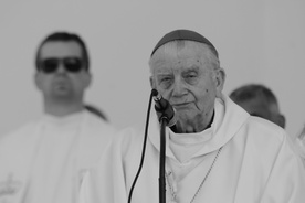 Śp. Bp Orszulik towarzyszył pielgrzymom ŁPPM każdego roku 