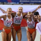 Polska sztafeta pań 4x400 m zdobyła w Glasgow złoty medal halowych mistrzostw Europy
