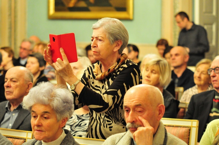 Siostra Małgorzata Chmielewska podczas spotkania w Lublinie