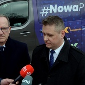 O nowym programie rządowym mówią Krzysztof Murawski (z lewej) i Artur Standowicz.