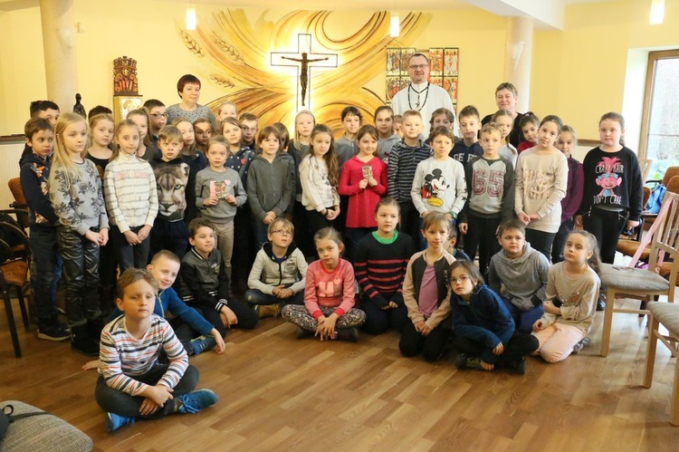 Odwiedziny dzieci ze Szkoły Podstawowej nr 50 w Lublinie.