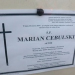 Pogrzeb Mariana Cebulskiego