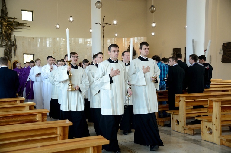 Rekolekcje powołaniowe w seminarium duchownym.