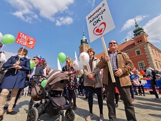 Tysiące ojców na Marszu Świętości Życia