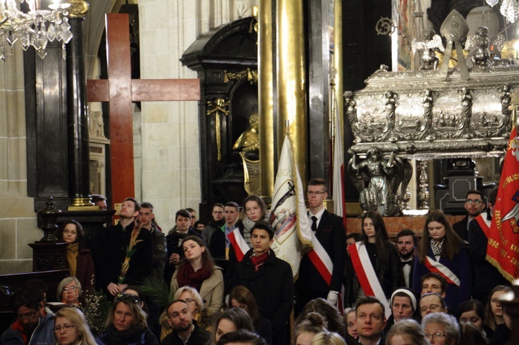 Niedziela Palmowa z udziałem młodzieży w Krakowie 2019