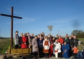Poświęcenie krzyża w Tomaszkowie