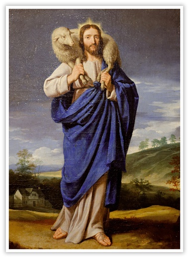 Philippe de Champaigne "Dobry Pasterz", olej na płótnie, 1652. Muzeum Urszulanek Mâcon (Francja)