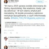 Reakcja rzecznika archidiecezji lubelskiej na nierzetelność "Tok FM" i "Gazety Wyborczej" w sprawie ks. Waleriana S.