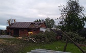 Premier na miejscu katastrofy w gminie Wojciechów