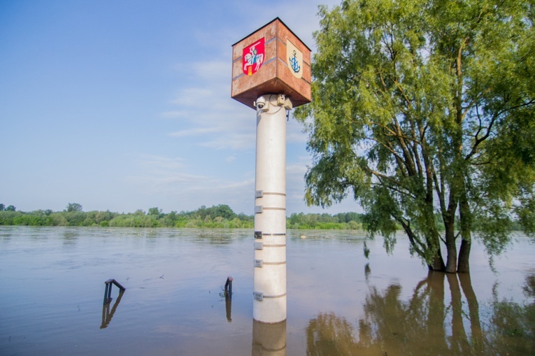 Wisła w Puławach przekroczyła stan alarmowy.