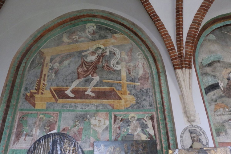 Renowacja krużganków klasztoru franciszkanów w Krakowie