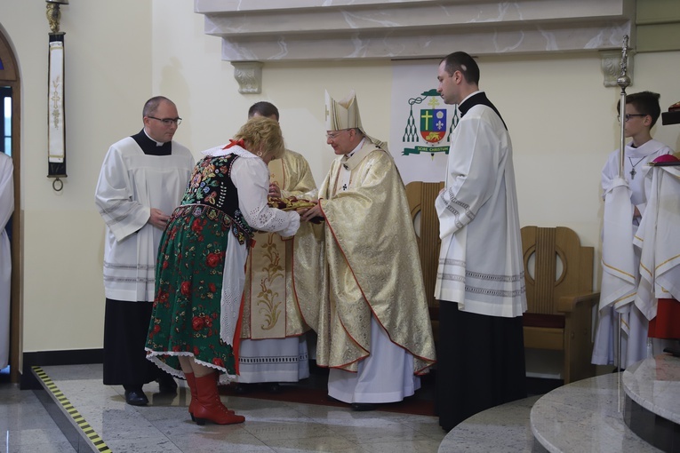 Konsekracja kościoła w Wysokiej koło Wadowic