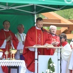 Poświęcenie pomnika pomordowanych żołnierzy "Bartka" w Starym Grodkowie