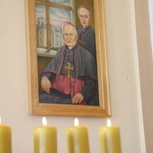 Obraz błogosławionych biskupów męczenników w kaplicy Dobrego Pasterza w WSD.