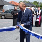 Wstęgę ostatecznie przeciął Paweł Jędrzejczak, członek zarządu.