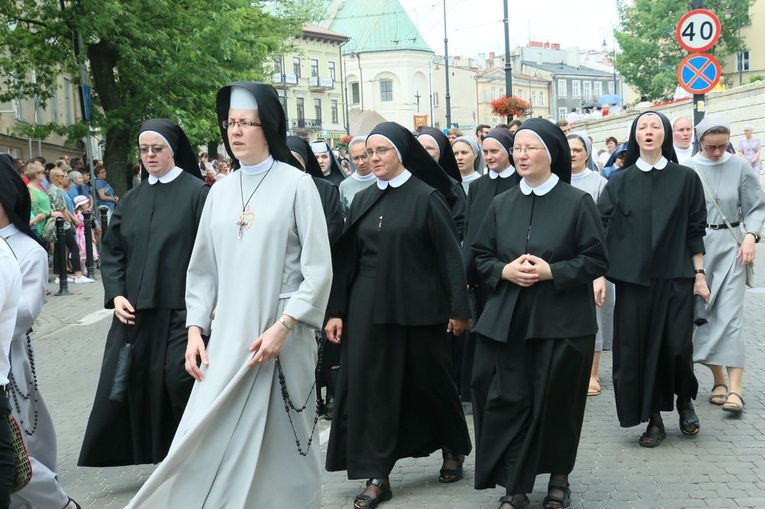 Procesja Bożego Ciała w  Lublinie