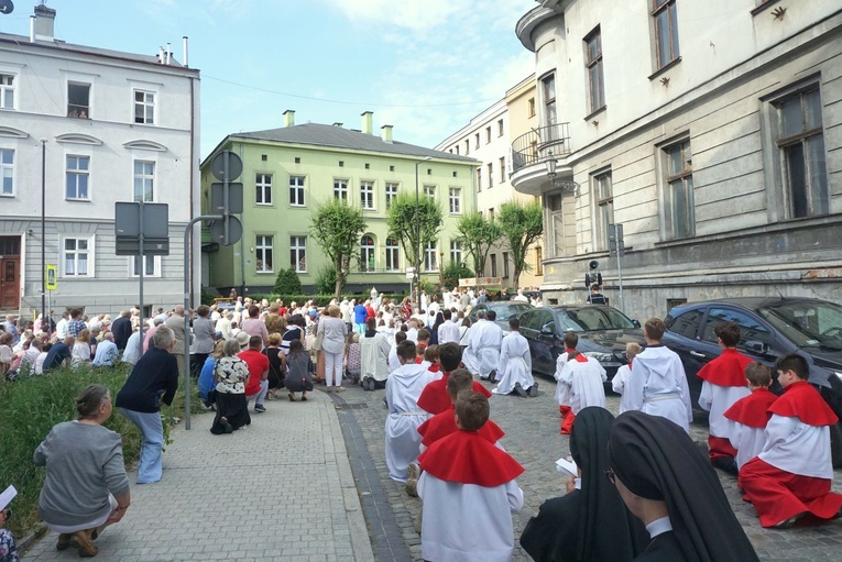 Centralna  procesja Bożego Ciała w Gliwicach