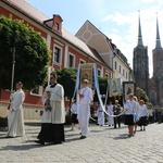Centralna procesja Bożego Ciała we Wrocławiu 2019