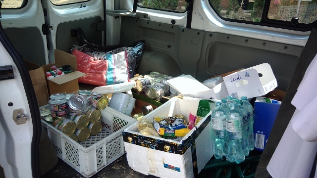 Pierwsze dary i pomoc trafiły do mieszkańców Wierzchowisk