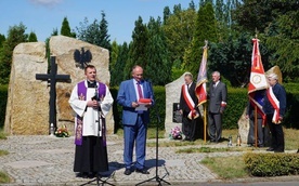 Modlitwie przewodniczył ks. Krzysztof Wereski z parafii pw. NMP Królowej Polski.