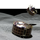 Wypuszczone przez sondę Hayabusa2 łaziki po raz pierwszy pobrały próbki z asteroidy Ryugu  we wrześniu 2018 r.