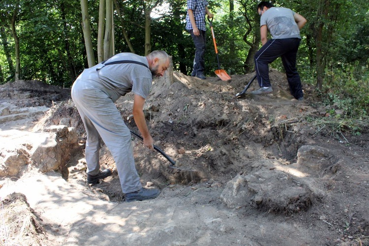 Prace archeologiczne w Czechowicach   