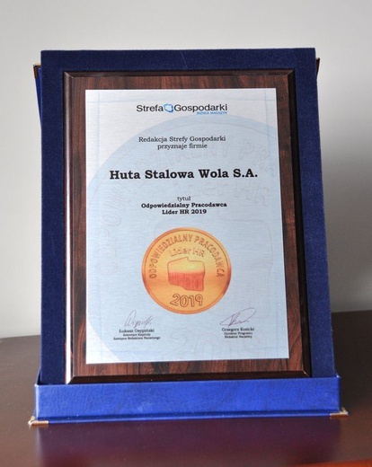 Stalowa Wola, HSW S.A. Nagroda dla pracodawcy.