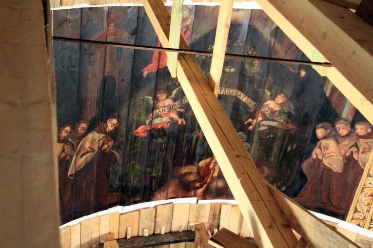 Zabytkowy kościół św. Józefa w Baborowie. Postęp prac