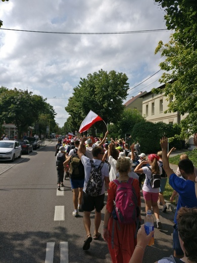 Gdańska Piesza Pielgrzymka na trasie