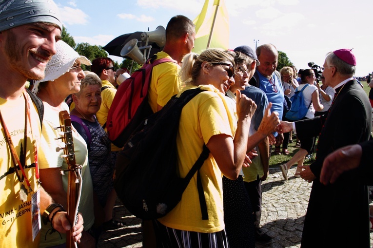 Wejście 39. Pieszej Pielgrzymki Krakowskiej na Jasną Górę