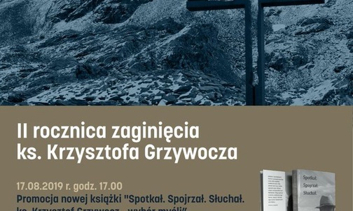 Druga rocznica zaginięcia ks. Krzysztofa Grzywocza