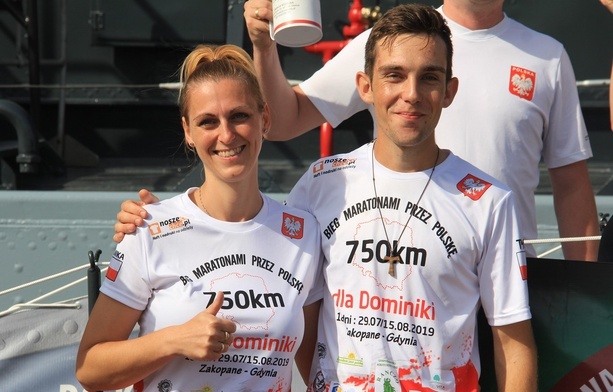 Dominika Hawryluk i Tomek Sobania spotkali się w Gdyni.