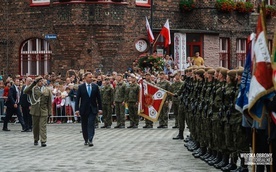 Prezydent na przysiędze śląskich terytorialsów
