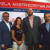 Od lewej: Radosław Witkowski, Martyna Kotwiła, Tomasz Majewski i Mateusz Tyczyński.