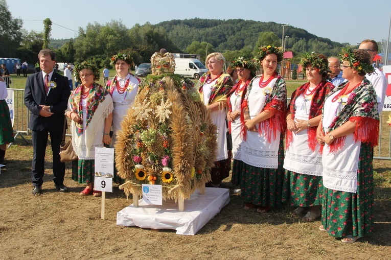 Dożynki wojewódzkie w Zakliczynie