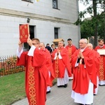 Wprowadzenie relikwii św. Walentego w Łączniku