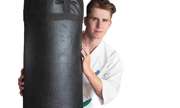 Konrad karate ćwiczy już od pierwszej klasy podstawówki