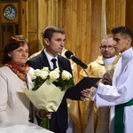 Poświęcenie kościoła w Brzezinach Stojeszyńskich. 