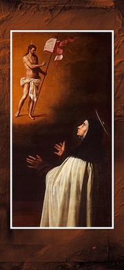 Alonso Cano "Objawienie Chrystusa Zmartwychwstałego św. Teresie", olej na płótnie, 1629, Muzeum Prado, Madryt