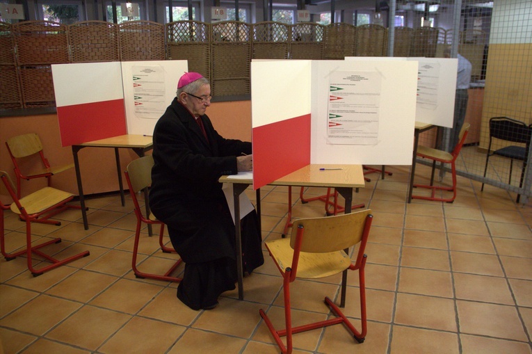 Metropolita gdański głosował w wyborach parlamentarnych 2019.