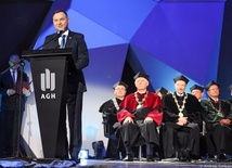 Prezydent Andrzej Duda na obchodach stulecia AGH