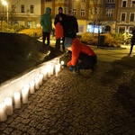 Lampiony pamięci w Wałbrzychu