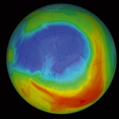 Najgroźniejsze dziury ozonowe tworzyły się w okolicach biegunów. Od kilkunastu lat obserwuje się powolny wzrost stężenia ozonu i zmniejszenie się dziury ozonowej.