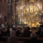 Abp Marek Jędraszewski w bazylice św. Brygidy