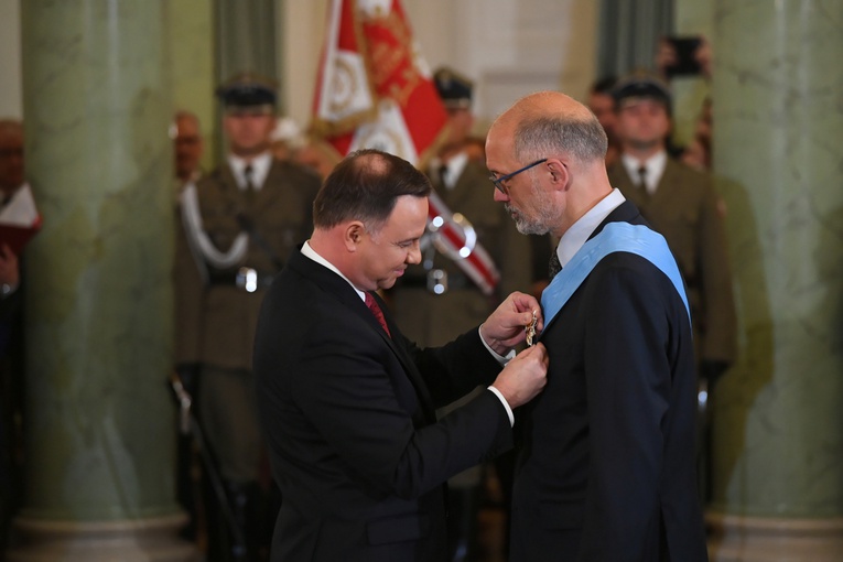 Profesor Andrzej Nowak odznaczony Orderem Orła Białego 