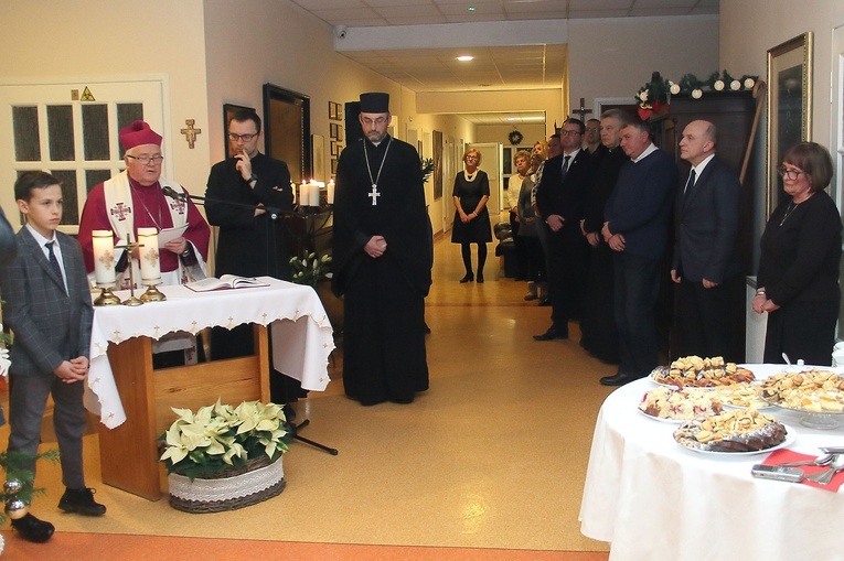 Spotkanie opłatkowe w hospicjum w Słupsku